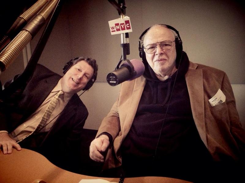 Radio Legends Phil Schaap of WKCR and Bob Fass of WBAI in the WNYC studios