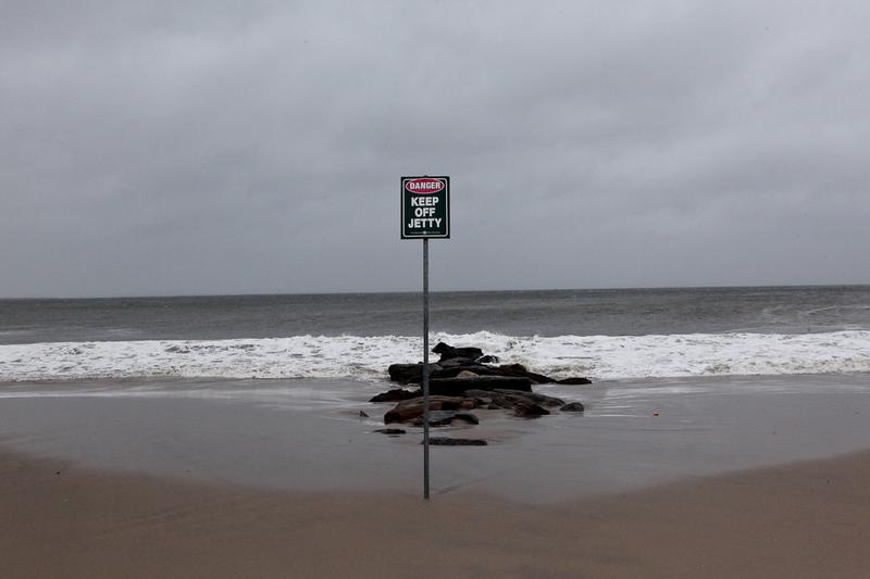 Beaches are closed for Hurricane Sandy