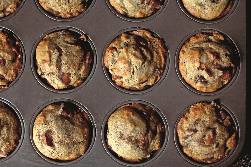 Plum Poppy Seed Muffins, from The Smitten Kitchen Cookbook, by Deb Perelman