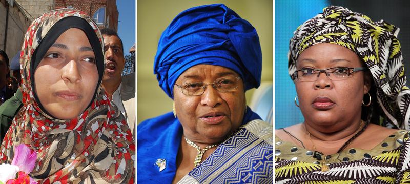 Yemen's Arab Spring activist Tawakkul Karman, Liberian President Ellen Johnson Sirleaf and Liberian 'peace warrior' Leymah Gbowee are winners of the 2011 Nobel Peace Prize.