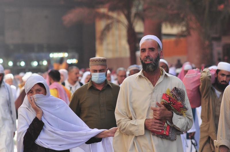 Several pilgrims in Saudi Arabia making the Hajj (November 11, 2010)