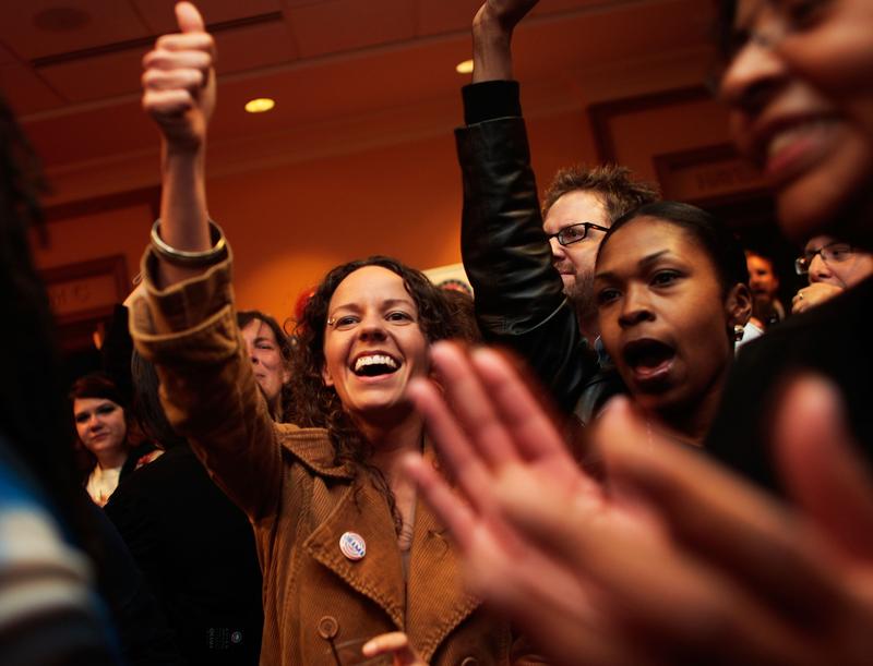 Ohio Democrats Await Results On Election Night.