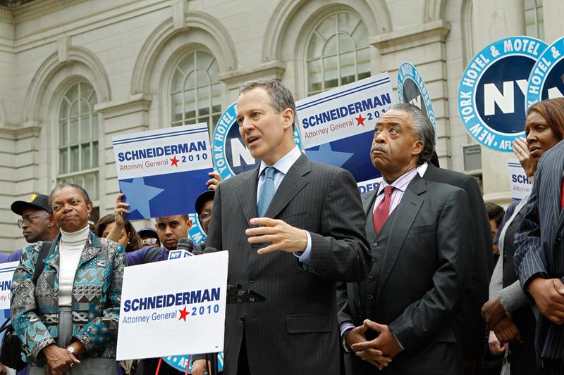 Rev. Al Sharpton endorses State Sen. Eric Schneiderman for NY Attorney General