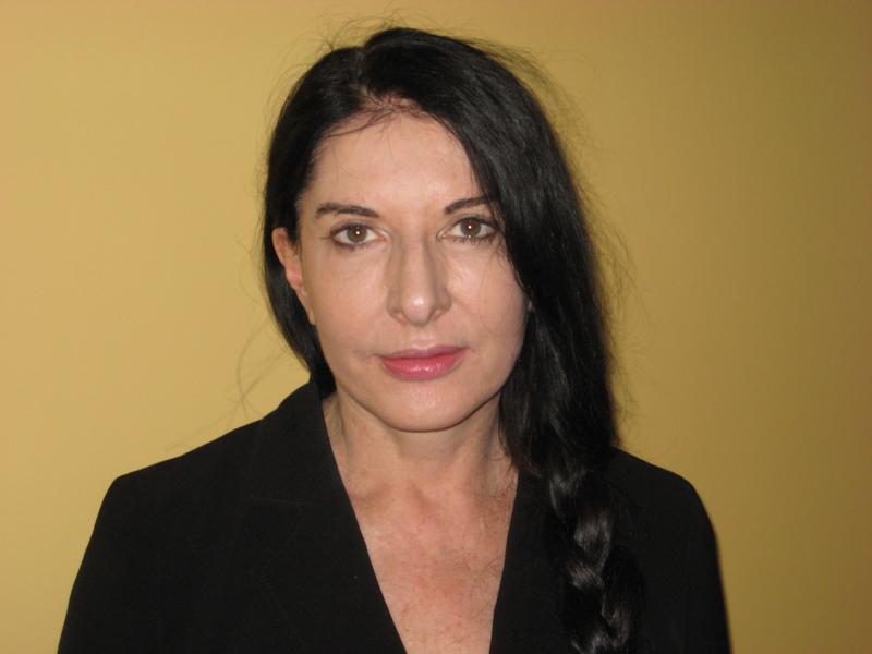 Marina Abromovic at WNYC in May 2012