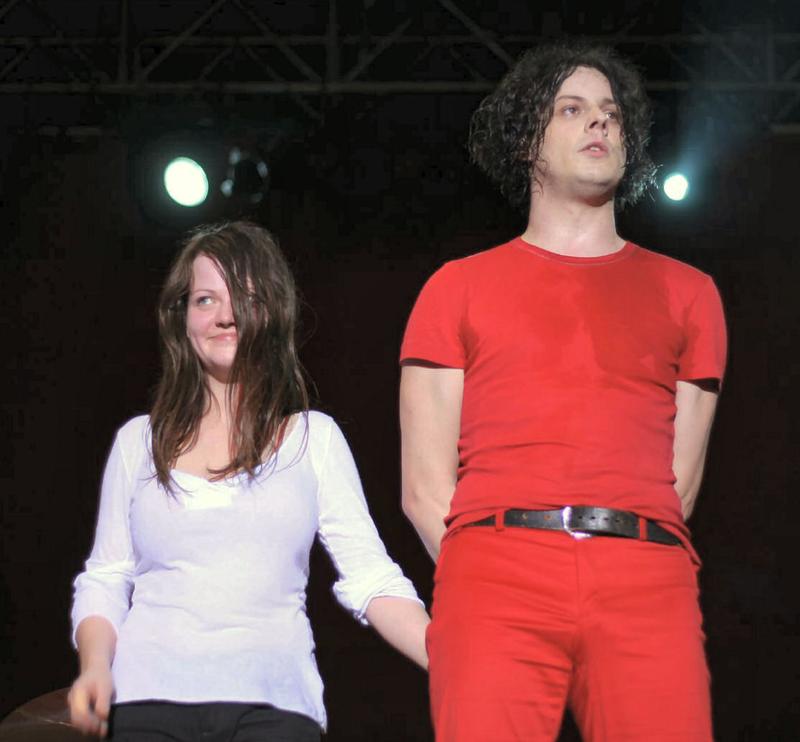 The White Stripes, Meg and Jack White, at Primavera Sound in Barcelona, Spain in 2007.