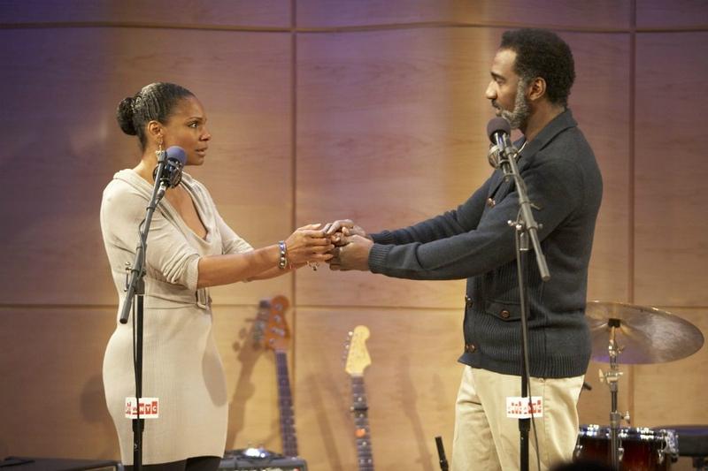 Audra McDonald and Norm Lewis perform for a Greene Space audience