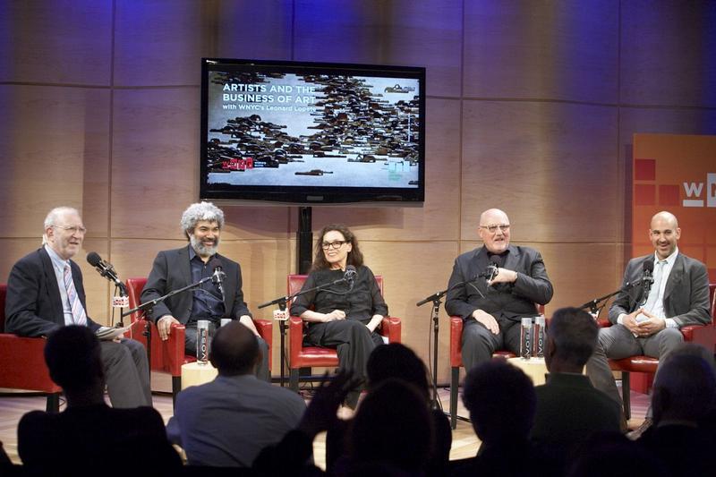 Leonard Lopate, Fred Wilson, Pat Steir, Sean Kelly, and Carter Foster, March 21, 2012