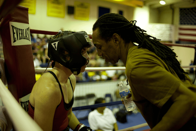 Heather Hardy says boxing is not an individual sport. She says she could not win without her coach, Devon Cormack.