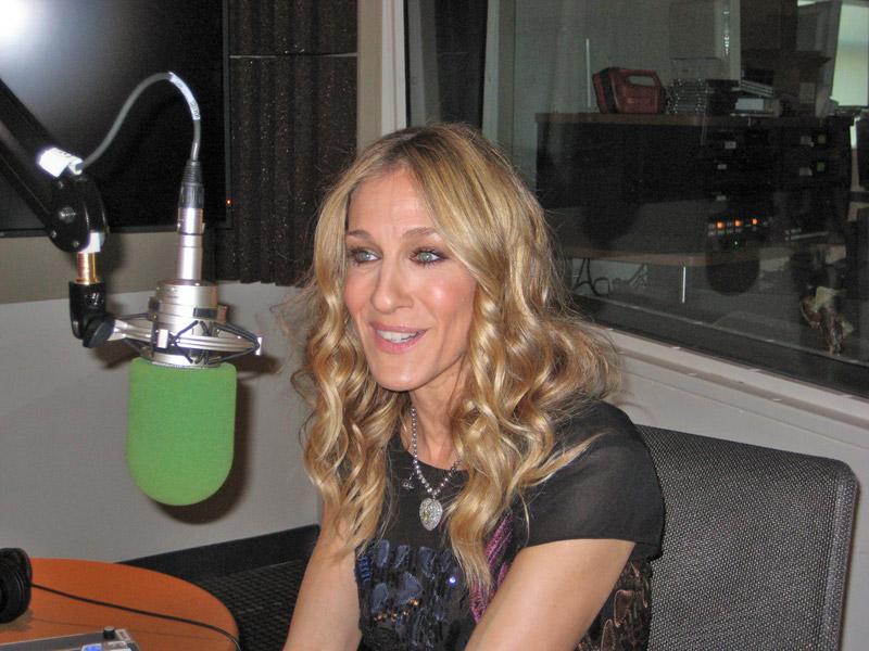 Sarah Jessica Parker in the WNYC studios