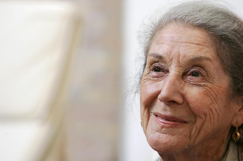 South African novelist Nadine Gordimer in 2006.