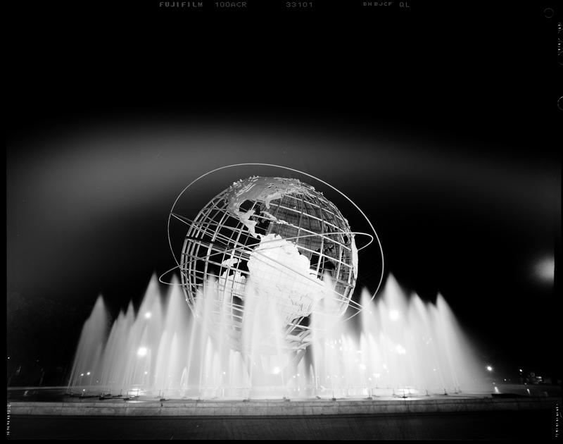 The Unisphere in the Queens borough of New York City on September 6, 2007. The Unisphere, designed by Gilmore D. Clarke, it was put in place to celebrate the 1964/1965 New York World's Fair.