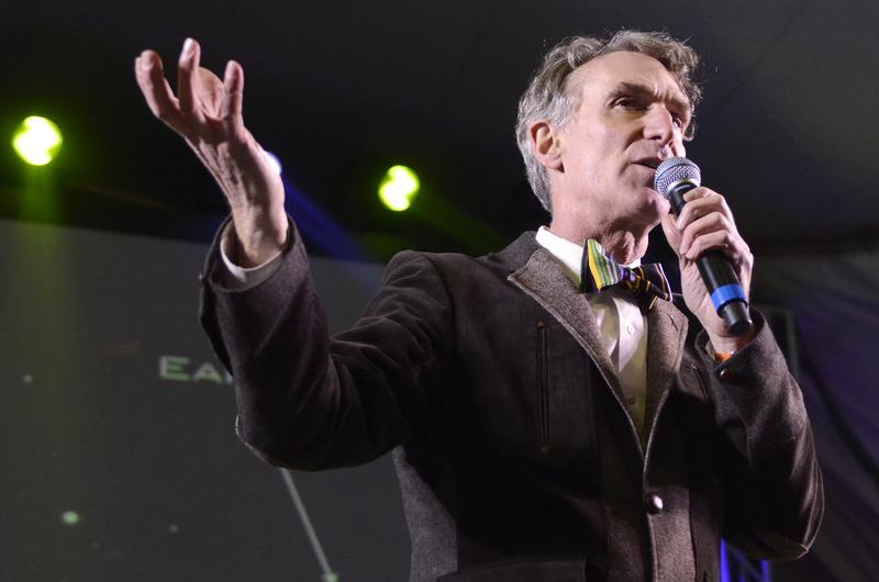 Bill Nye performs as part of the I Love F-ing Science Party at Stubbs Bar-B-Q on March 8, 2014 in Austin, Texas.
