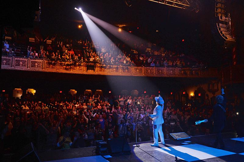 Rock band Cheap Trick onstage at the St. George Theatre
