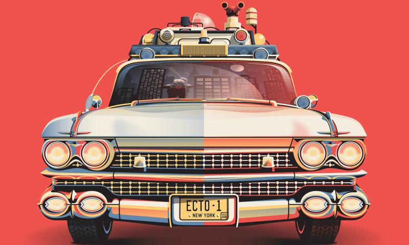 The Ecto-1 as imagined by DKNG