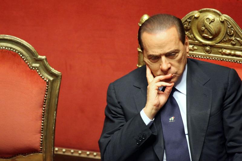 Italian Prime Minister Silvio Berlusconi delivers a speech during a debate at the Senate on December 13, 2010 in Rome, Italy. Berlusconi is facing a vote of no confidence from the Italian Parliament.