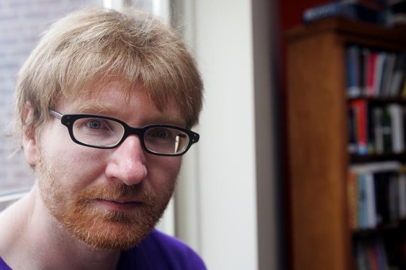 Writer Chuck Klosterman poses at his home Tuesday July 11, 2006 in New York. Klosterman has emerged as the unlikely pop critic of a generation.