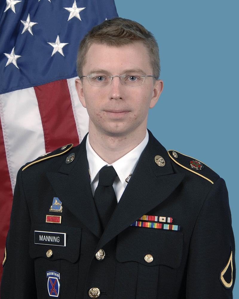 United States Army photograph of Bradley Manning