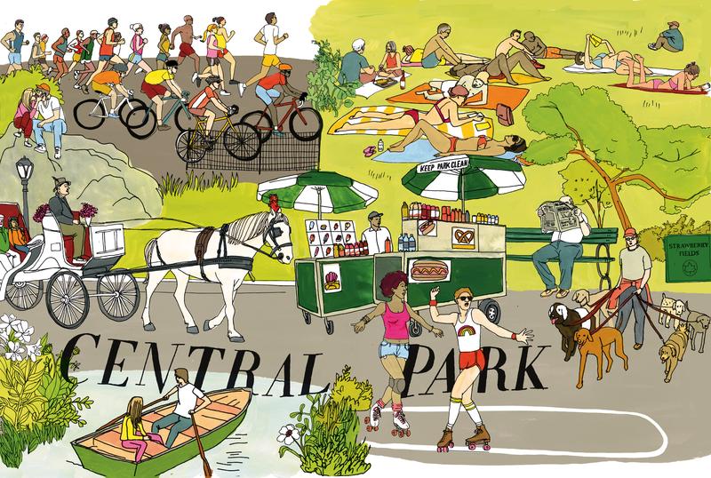 From Hello, New York: An Illustrated Love Letter to the Five Boroughs by Julia Rothman (Courtesy of Chronicle Books)