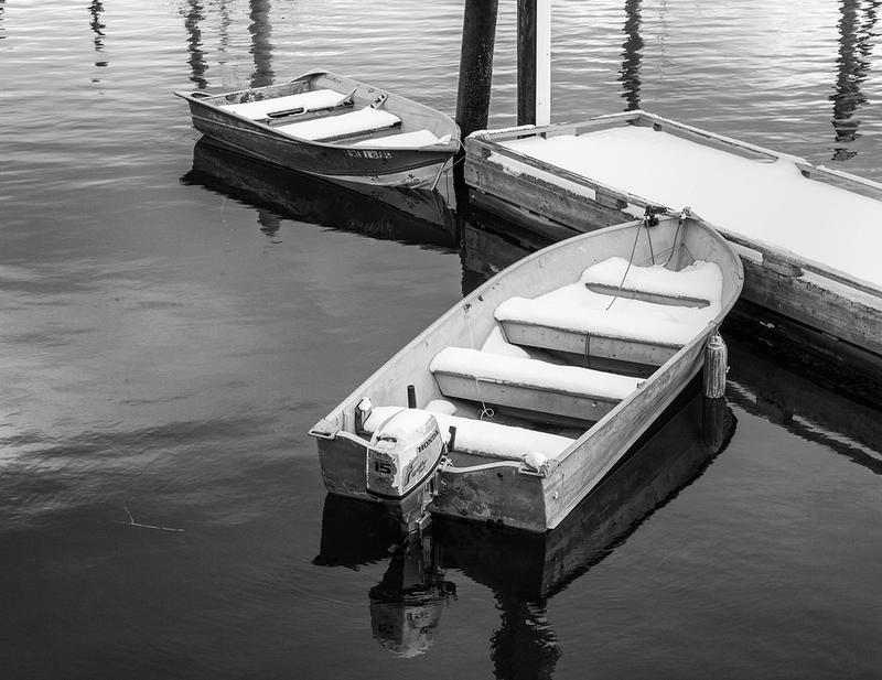 Boat in Snow