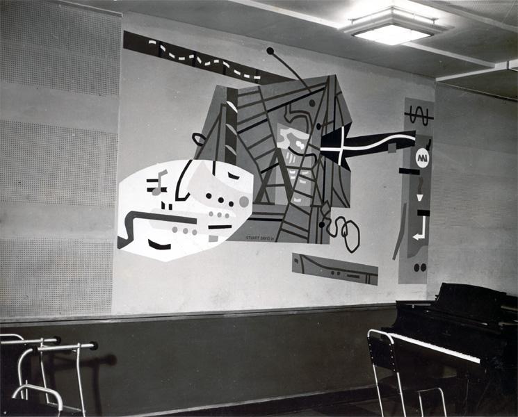 Mural for WNYC Studio B by Stuart Davis