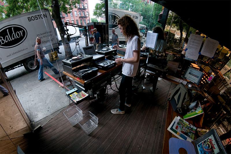 The East Village Radio studios in New York City