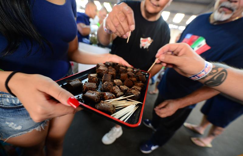Brownies at Los Angeles' first-ever cannabis farmer's market at the West Coast Collective medical marijuana dispensary