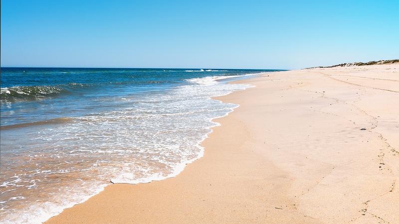 Abandoned beach