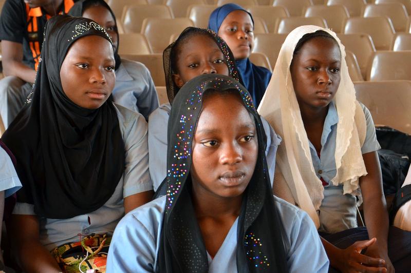 Women gathered on May 8, 2014 in western Niger, to ask the United Nations to pursue Boko Haram Islamists who are responsible for the abduction of more than 200 schoolgirls.