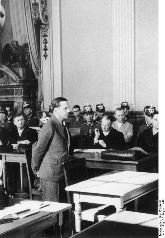 A defendant in the German "People's Court," 1944