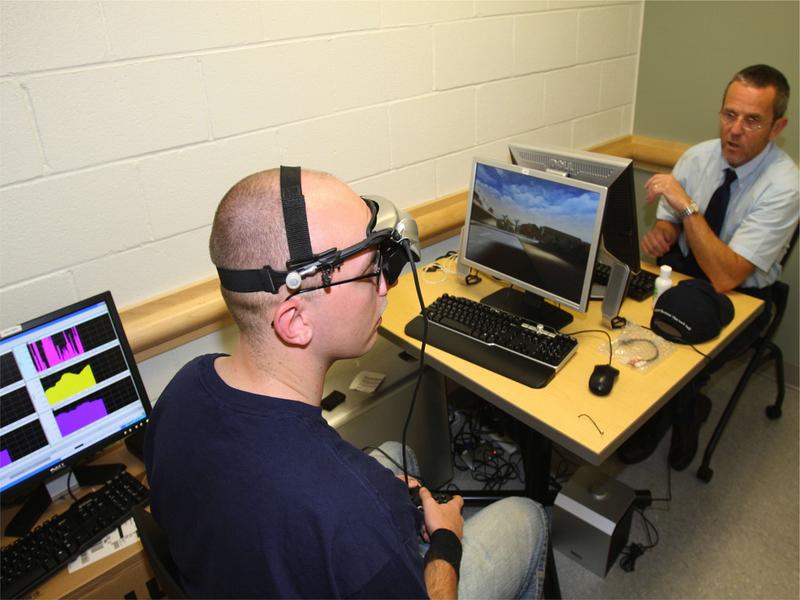 Through a DoD grant, Dr. Carmen Russoniello of East Carolina University is working toward a portable biofeedback training program that could prevent or reduce post-traumatic stress symptoms.