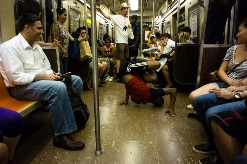 Subway dancer