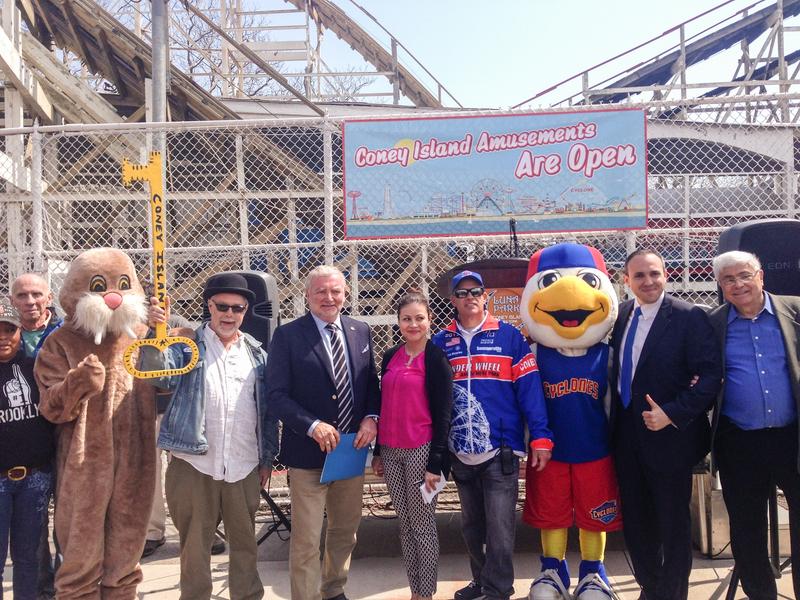 Coney Island Officially Opens. Janet Babin/WNYC