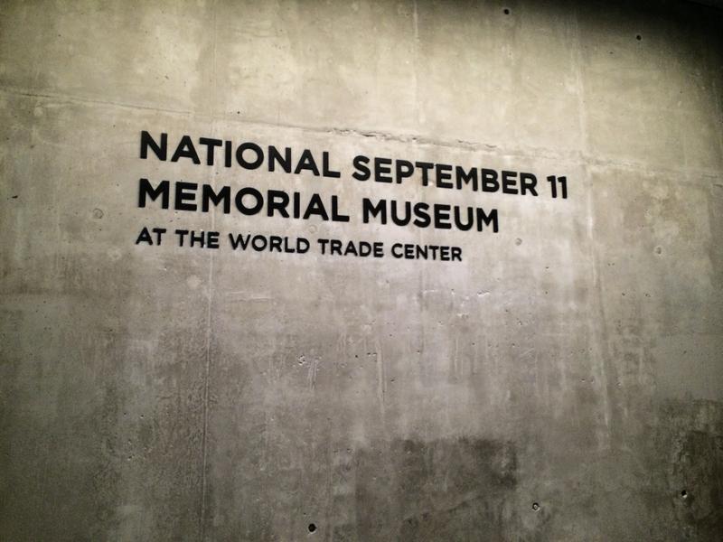 The 9/11 Memorial Museum entrance.