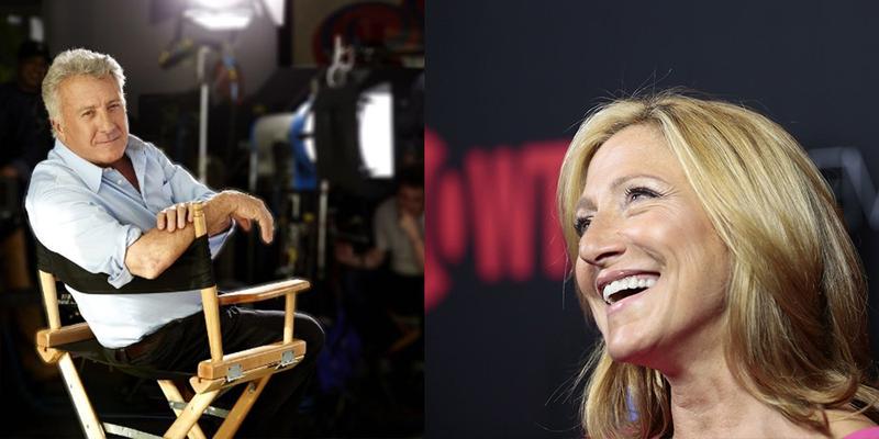 Dustin Hoffman and Edie Falco