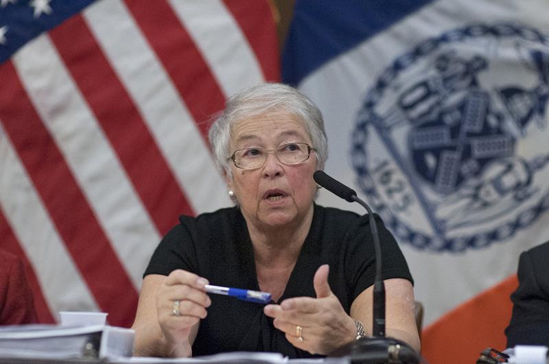 Schools Chancellor Carmen Fariña at a City Council budget hearing on March 20, 2014