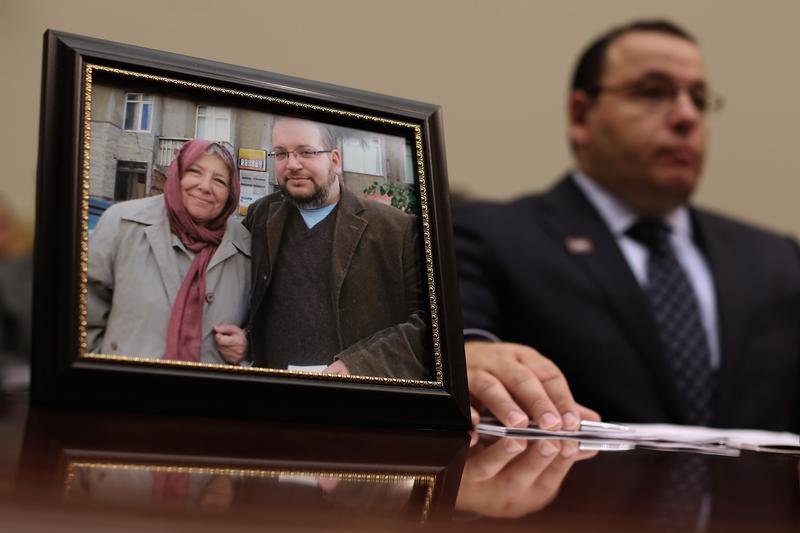 Ali Rezaian, brother of Washington Post Tehran Bureau Chief Jason Rezaian, talks about his brother's imprisonment in Iran on Capitol Hill in Washington, D.C.