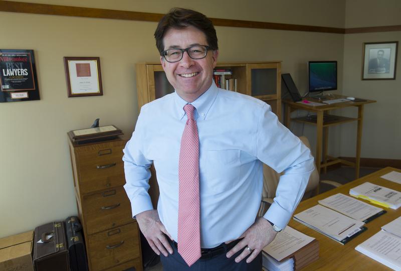 'Making a Murderer' defense attorney Dean Strang at his firm's office in Madison, Wis.