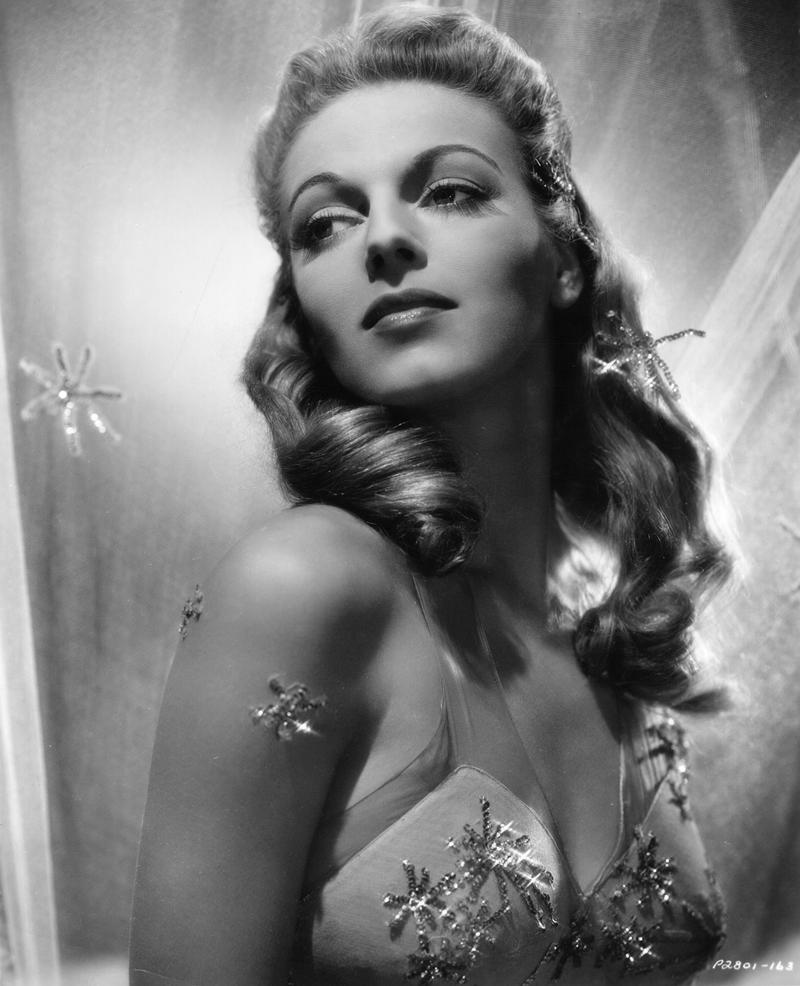 Vera Zorina, the stage name of Eva Brigitta Hartwig the ballet dancer and actress in 1942. She was married to the choreographer George Balanchine in 1938.