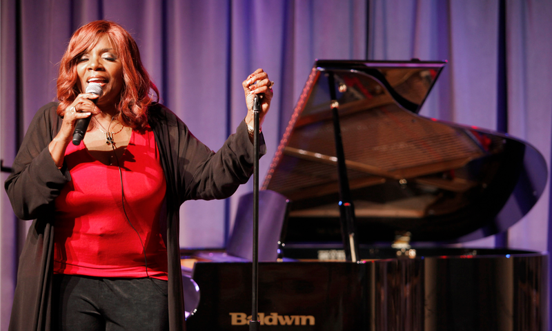 Gloria Gaynor celebrating the 30th anniversary of her hit "I Will Survive" at the Grammy Museum in Los Angeles