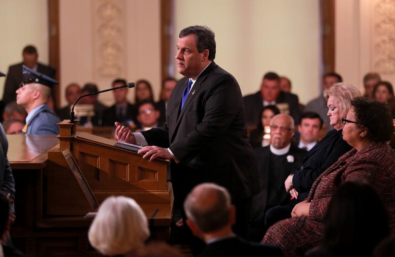 New Jersey Governor Chris Christie delivers his FY 2017 budget address, 2-16-16.