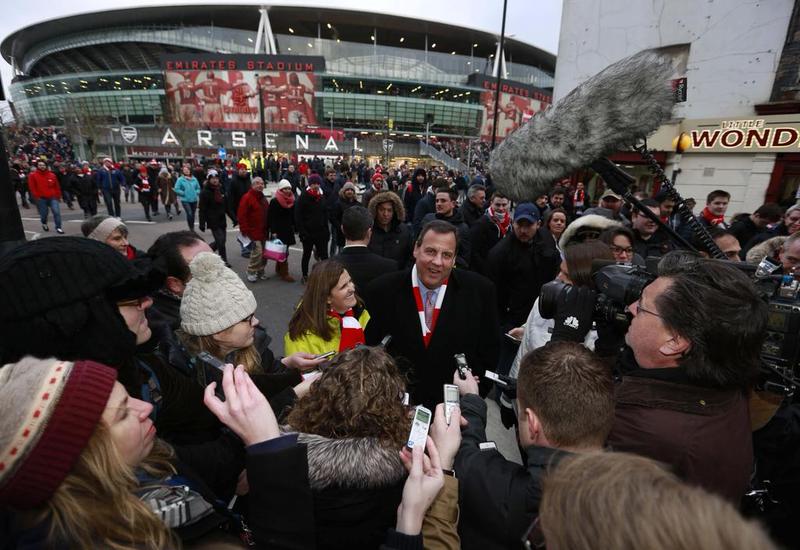 Gov. Christie and First Lady Mary Pat Christie during a 2015 trip to London.