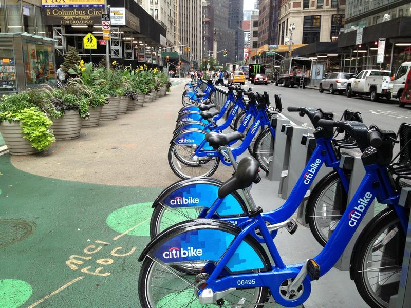 A Citi Bike station
