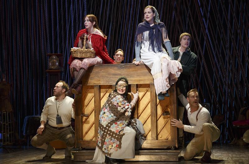 Emily Young, Ben Steinfeld, Claire Karpen, Patrick Mulryan, Noah Brody, Jennifer Mudge, and Andy Groteluschen in INTO THE WOODS