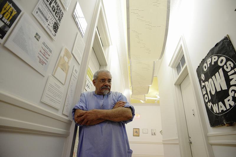 Nuyorican poet Jesus Papoleto Melendez at El Barrio's Artspace PS109. He was one of 53,000 people to apply for 89 apartments there.