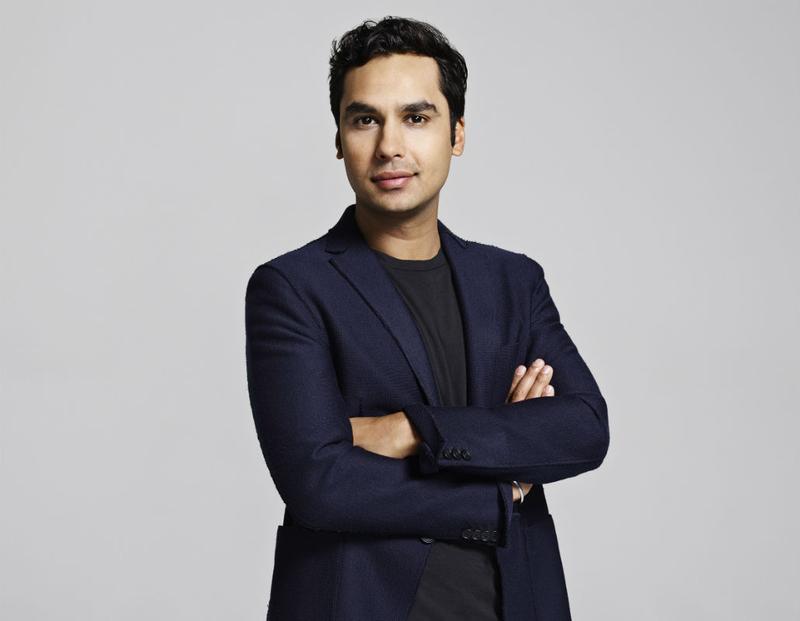 Author Kunal Nayyar wrote the book 'Yes, My Accent Is Real.'