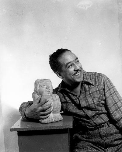 Langston Hughes in 1943 by Gordon Parks