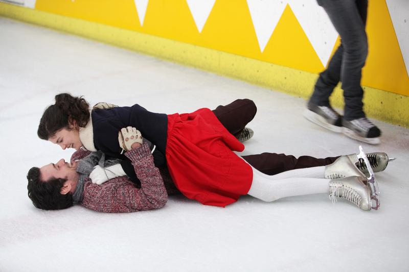 In Drafthouse Films’ "Mood Indigo," Colin (Romain Duris) and Chloé (Audrey Tautou) fall together while ice skating.