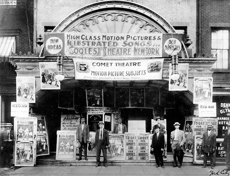 Movie theatre, 1917