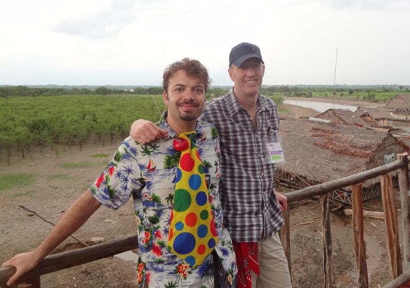 Peter McGraw and Joel Warner in Peru