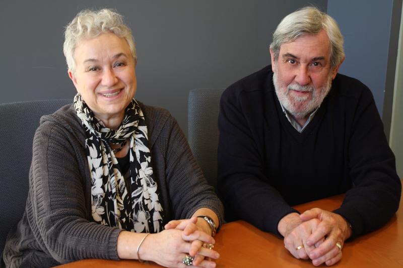 Translator couple Larissa Volokhonsky and Richard Pevear in 2015.